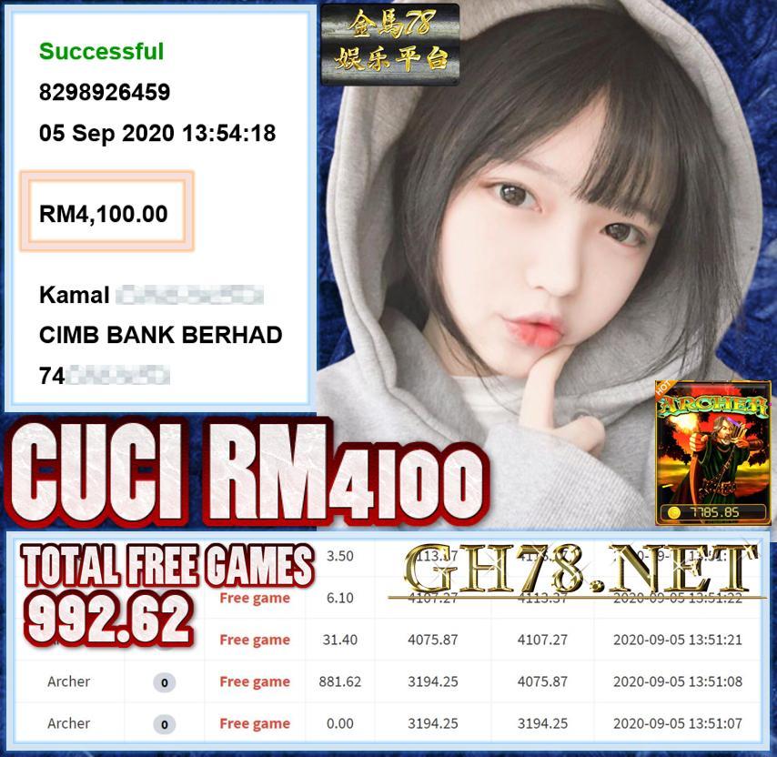 MEMBER MAIN ARCHER PUSSY888 CUCI RM4100