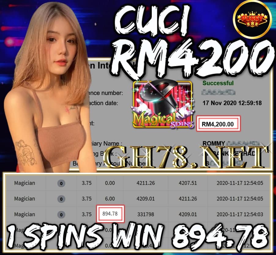 MEMBER MAIN PUSSY888 CUCI RM4200 !!!