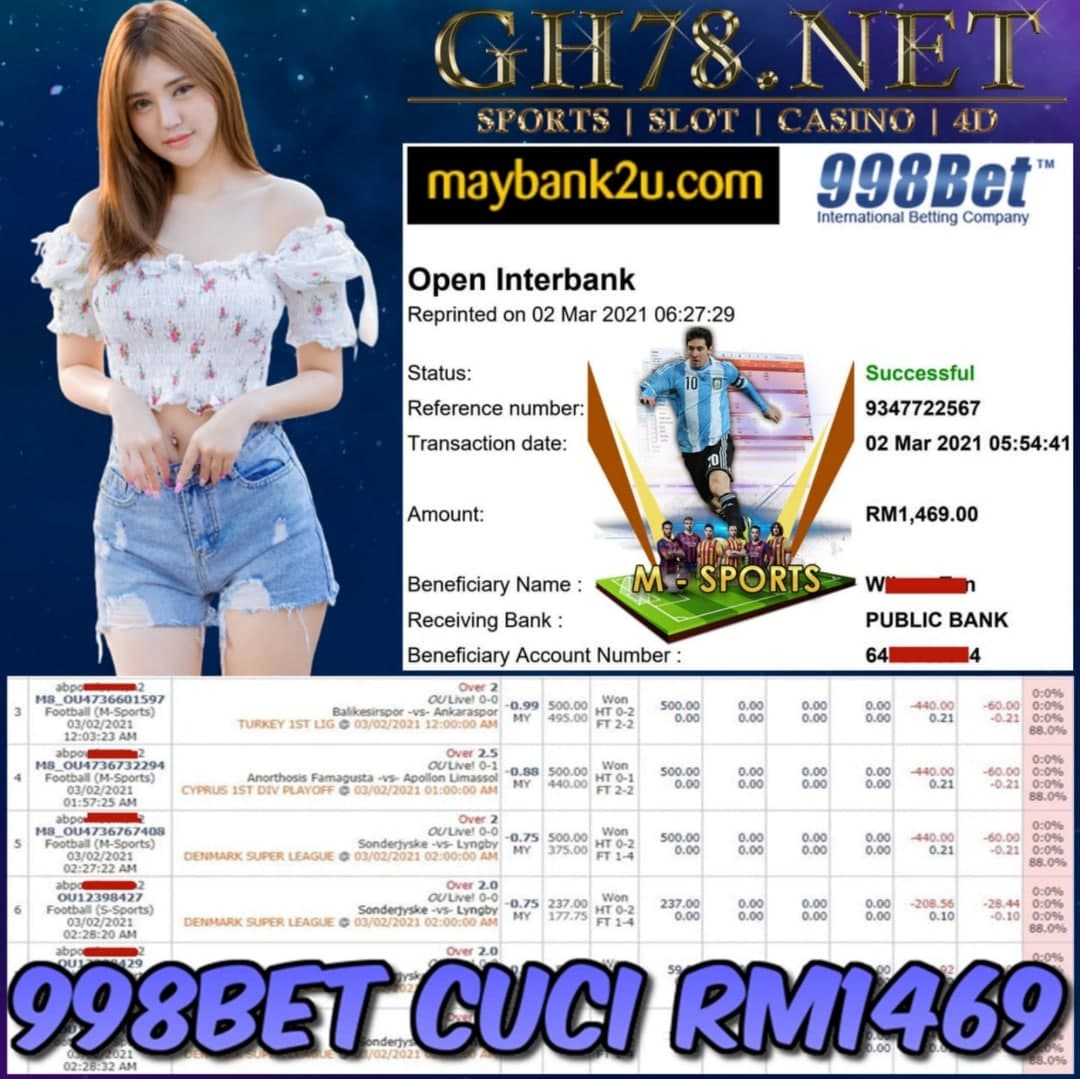 998BET M.SPORT CUCI RM1469