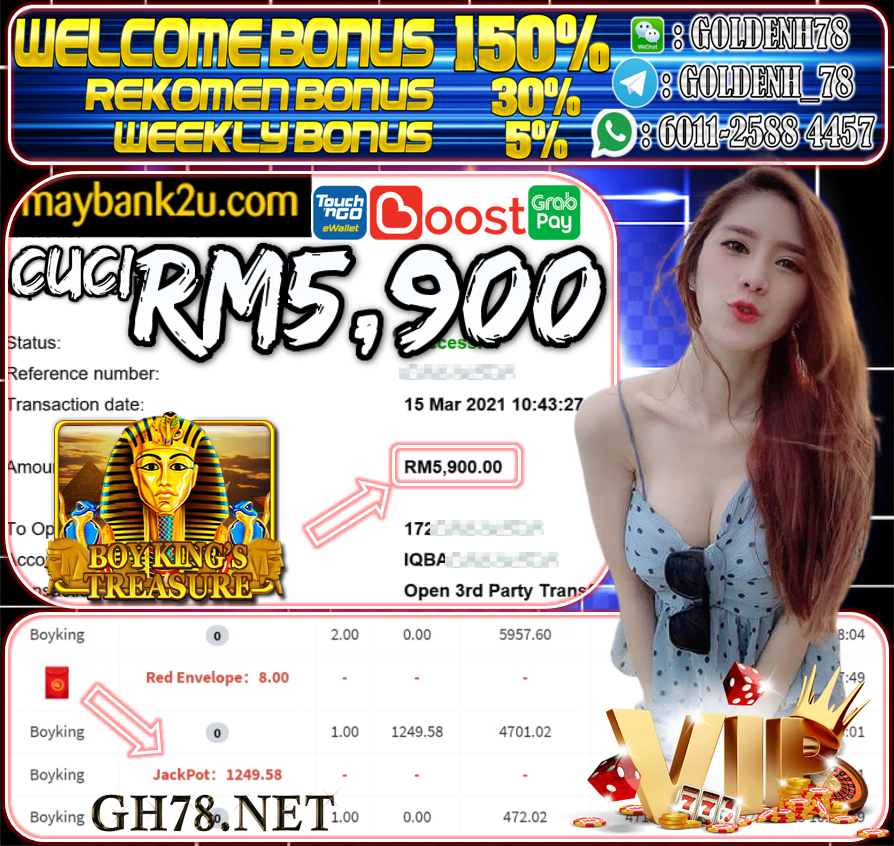 MEMBER MAIN MEGA888 CUCI RM5,900 !!